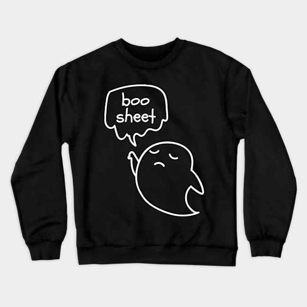 This is boo sheet Crewneck Sweatshirt by Mr.PopArts